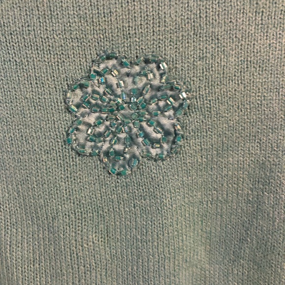 Josephine Chaus Sequin Cardigan-L - Picture 3 of 6